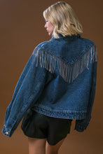 Load image into Gallery viewer, STUNNING EXCELLENCE WASHED DENIM JACKET