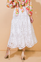 Load image into Gallery viewer, DREAMY NIGHTS WOVEN MIDI SKIRT