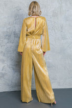 Load image into Gallery viewer, DARE TO DAZZLE PLISSE JUMPSUIT