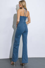 Load image into Gallery viewer, CALL ME LOVELY DENIM JUMPSUIT