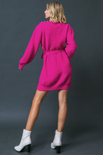 Load image into Gallery viewer, BRING THE VIBES SWEATER MINI DRESS