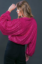 Load image into Gallery viewer, FREEDOM CALLS SEQUIN TOP