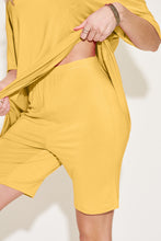 Load image into Gallery viewer, Basic Bae Bamboo Full Size V-Neck Drop Shoulder T-Shirt and Shorts Set