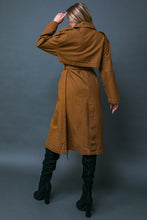 Load image into Gallery viewer, KEEPER OF MY HEART TWILL TRENCH COAT