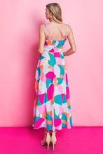 Load image into Gallery viewer, BLUE OCEAN BEACH WOVEN MIDI DRESS