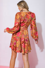 Load image into Gallery viewer, AROUND THE TIME WOVEN MINI DRESS