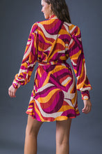 Load image into Gallery viewer, GET ON BOARD WOVEN PLISSE MINI DRESS