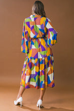 Load image into Gallery viewer, REMARKABLE FLAIR WOVEN MIDI DRESS