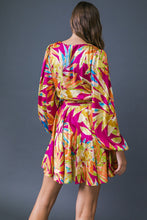 Load image into Gallery viewer, ALL FALL LONG WOVEN MINI DRESS