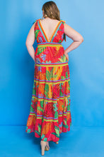 Load image into Gallery viewer, AMONG THE FLOWERS WOVEN MAXI DRESS