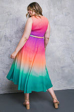 Load image into Gallery viewer, CATER TO YOU WOVEN MIDI DRESS
