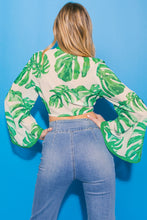 Load image into Gallery viewer, EYES ON PARADISE FLORAL WOVEN TOP