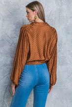 Load image into Gallery viewer, REGAL ROMANCE WOVEN TOP