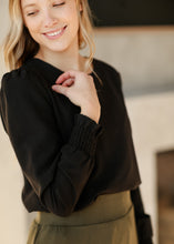 Load image into Gallery viewer, Blake Cinched Sleeve Blouse