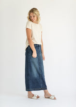 Load image into Gallery viewer, Bria Long Denim Maxi Skirt