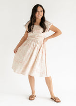 Load image into Gallery viewer, Brienna Cap Sleeve Midi Dress