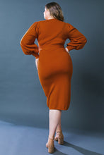 Load image into Gallery viewer, ADORABLE IDEAL SWEATER MIDI DRESS