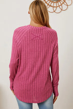 Load image into Gallery viewer, Basic Bae Full Size Ribbed Thumbhole Sleeve T-Shirt