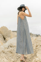 Load image into Gallery viewer, Canggu Maxi Dress - Navy With Stripes