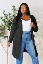 Load image into Gallery viewer, Basic Bae Full Size Hooded Sweater Cardigan