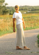 Load image into Gallery viewer, Clarise Striped Premium Knit Maxi Skirt