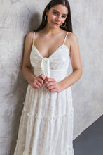 Load image into Gallery viewer, DAY DATE WOVEN MIDI DRESS