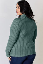 Load image into Gallery viewer, Basic Bae Full Size Ribbed Mock Neck Long Sleeve T-Shirt