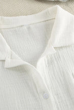 Load image into Gallery viewer, Basic Bae Heart Collared Neck Button Down Top and Shorts Set