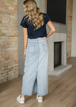 Load image into Gallery viewer, Donna Maxi Denim Skirt