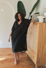 Load image into Gallery viewer, Ela Kaftan - Black