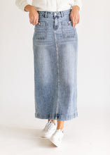 Load image into Gallery viewer, Elin Front Pocket Maxi Skirt