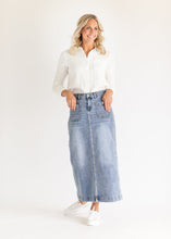 Load image into Gallery viewer, Elin Front Pocket Maxi Skirt