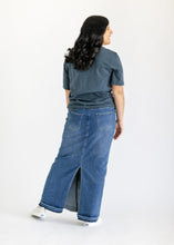 Load image into Gallery viewer, Elise Maternity Maxi Denim Skirt - FINAL SALE