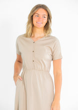 Load image into Gallery viewer, Ella Cinched Waist Maxi Dress