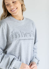 Load image into Gallery viewer, Embossed Inherit Logo Crewneck Sweatshirt