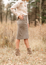 Load image into Gallery viewer, Erica Cotton Twill Midi Skirt