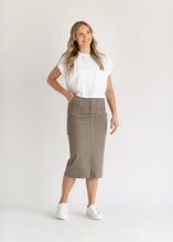 Load image into Gallery viewer, Erica Cotton Twill Midi Skirt