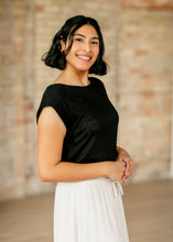 Load image into Gallery viewer, Essential Lightweight Slub Cotton Cap Sleeve Top