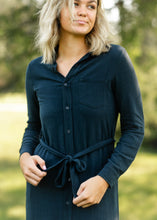 Load image into Gallery viewer, Essential Linen Shirt Dress