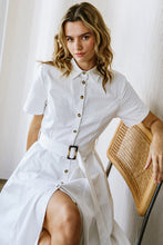 Load image into Gallery viewer, LUCKY ME WOVEN MIDI DRESS