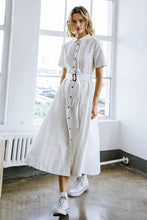Load image into Gallery viewer, LUCKY ME WOVEN MIDI DRESS