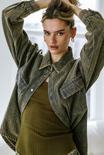 Load image into Gallery viewer, STUCK IN YOUR WAYS DENIM TOP