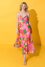 Load image into Gallery viewer, CAFÉ DAY WOVEN MIDI DRESS