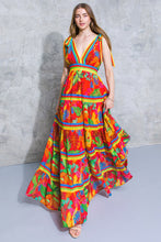 Load image into Gallery viewer, AMONG THE FLOWERS WOVEN MAXI DRESS