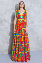 Load image into Gallery viewer, AMONG THE FLOWERS WOVEN MAXI DRESS