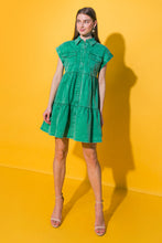 Load image into Gallery viewer, NO DULL MOMENTS DENIM MINI DRESS