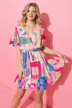 Load image into Gallery viewer, MAKING MOVES WOVEN MINI DRESS