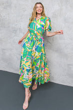 Load image into Gallery viewer, MAUI LOVE WOVEN MIDI DRESS