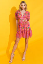 Load image into Gallery viewer, THE LAST LETTER FROM WOVEN MINI DRESS
