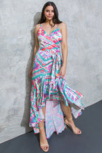 Load image into Gallery viewer, DOUBLE FANTASY SATIN MAXI DRESS
